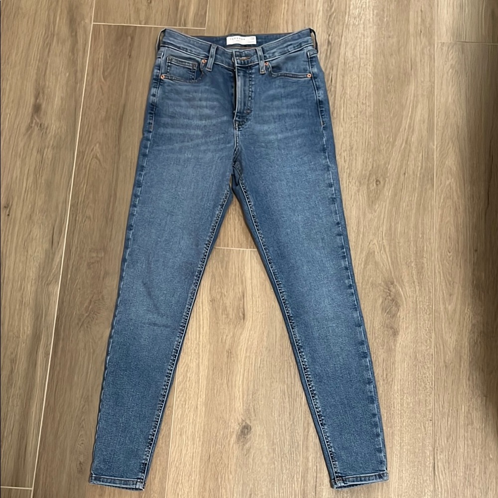 Topshop Jamie Jeans Classic Blue Denim Jeans Size 28
